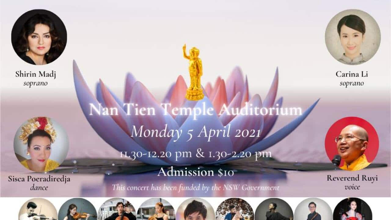 Buddha’s Birthday flyer - Multicultural Concert 2021.