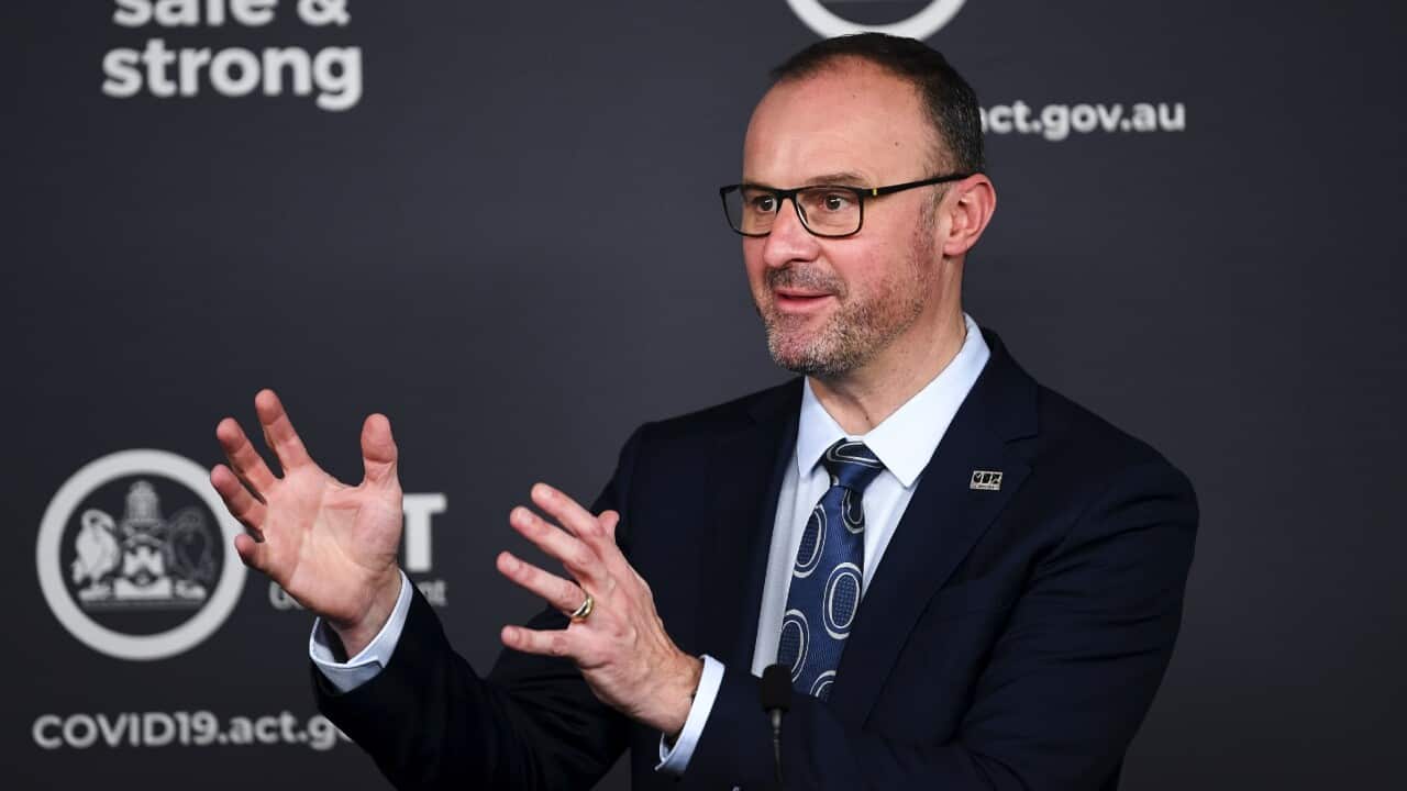 ACT Chief Minister Andrew Barr.