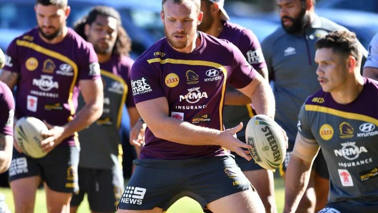 Matthew Lodge trains