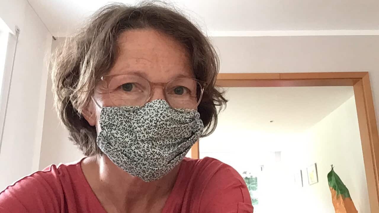 Iris kann die Pandemie nur mit Humor ertragen