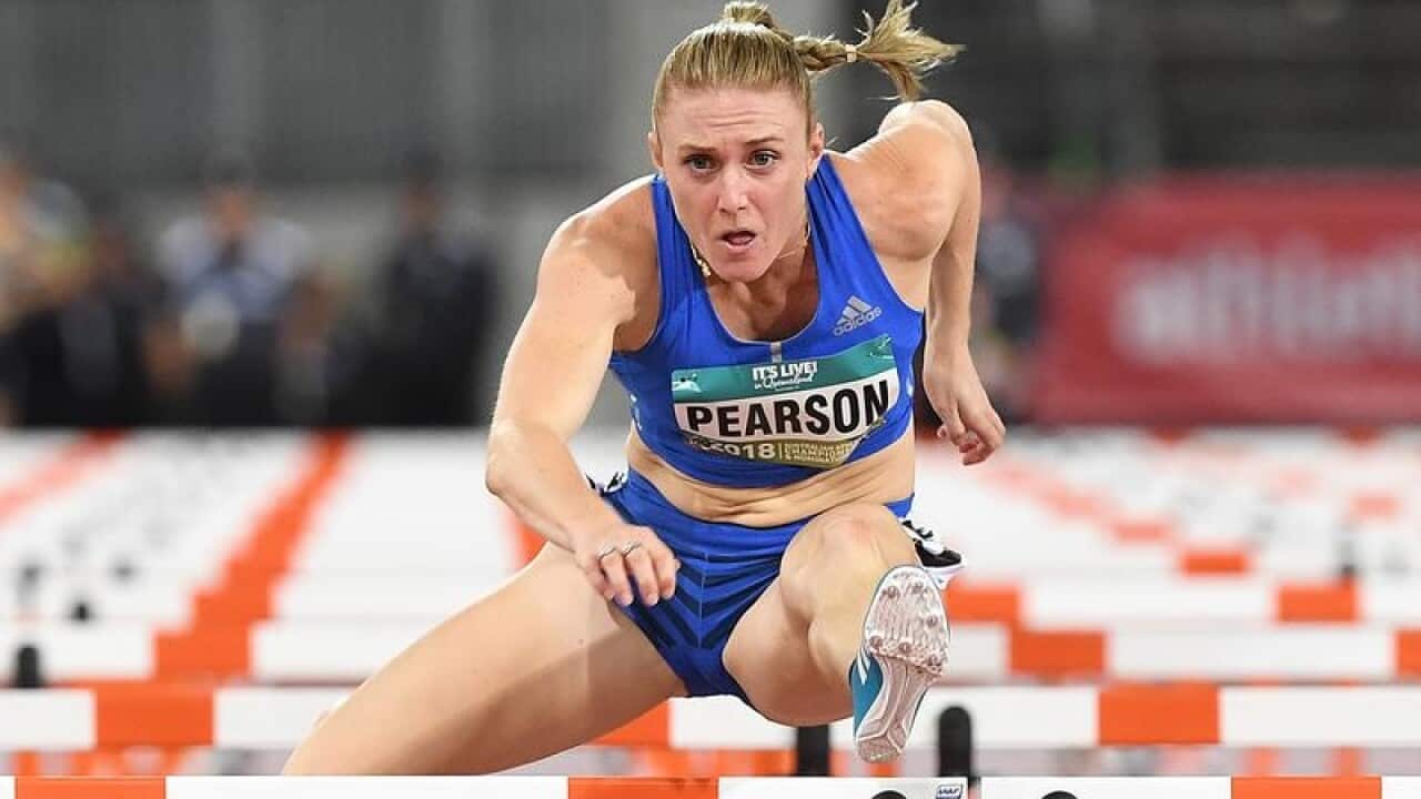 Sally Pearson of Queensland.
