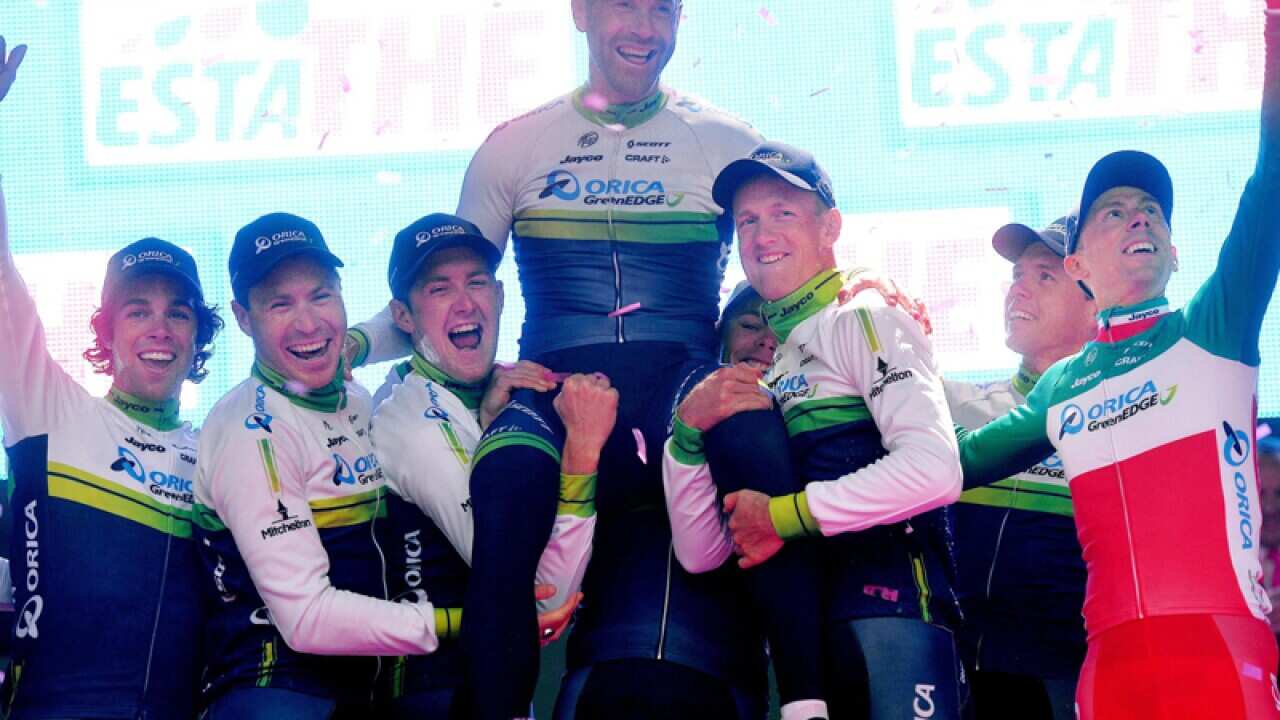 Australian cycling team Orica-GreenEDGE
