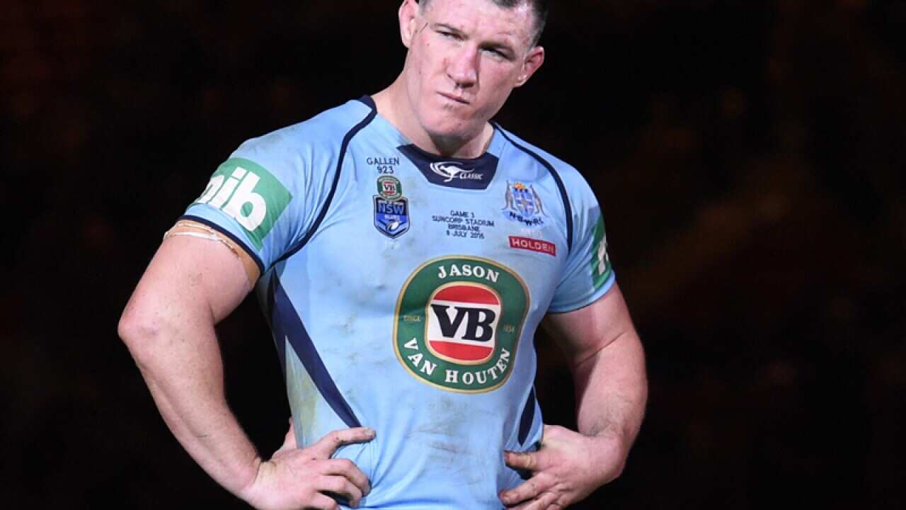 Blues captain Paul Gallen.