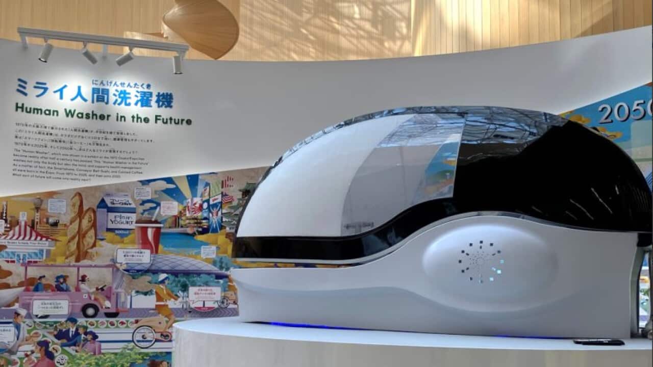 未來人類洗澡機