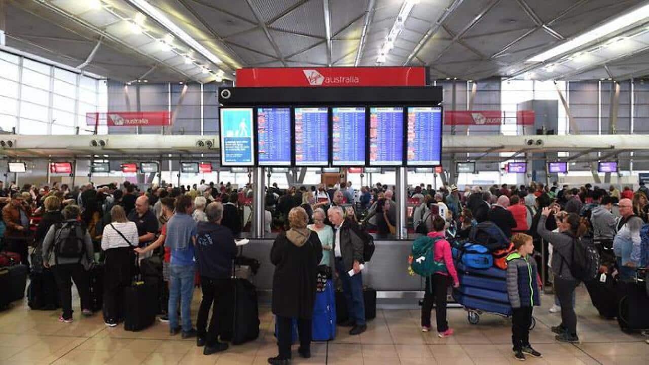 Sydney airport queues
