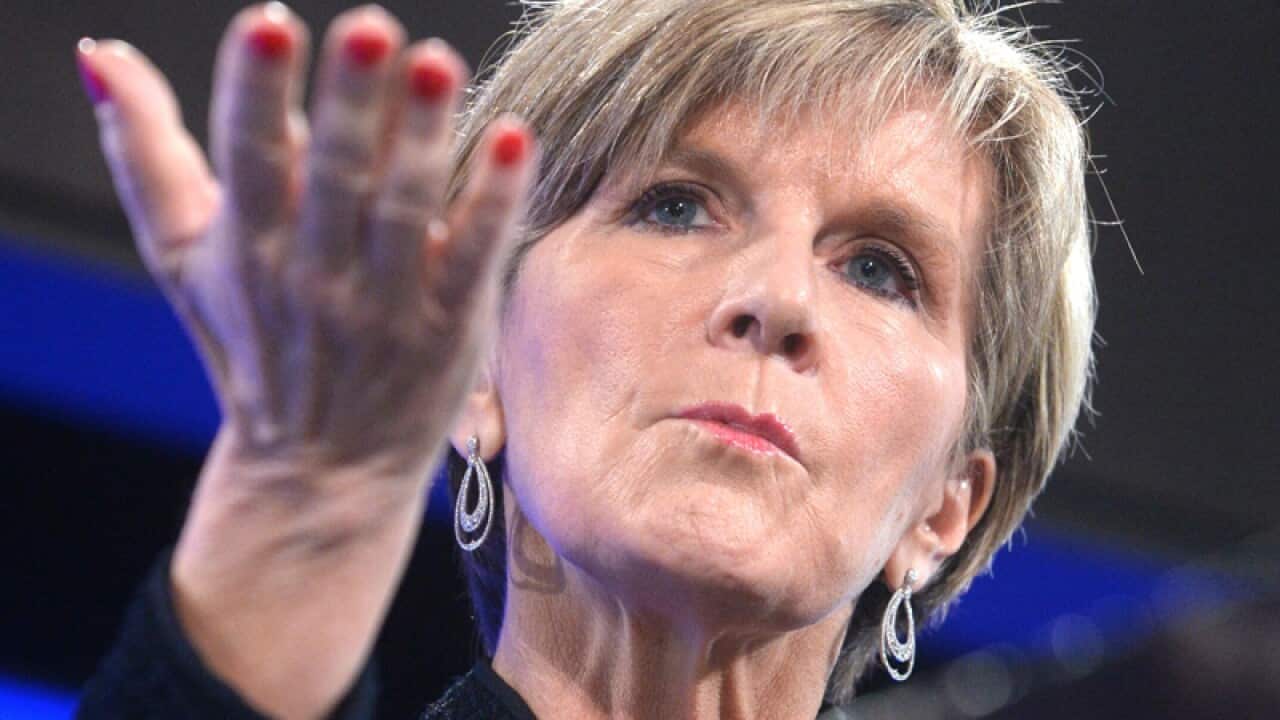 Foreign Minister Julie Bishop