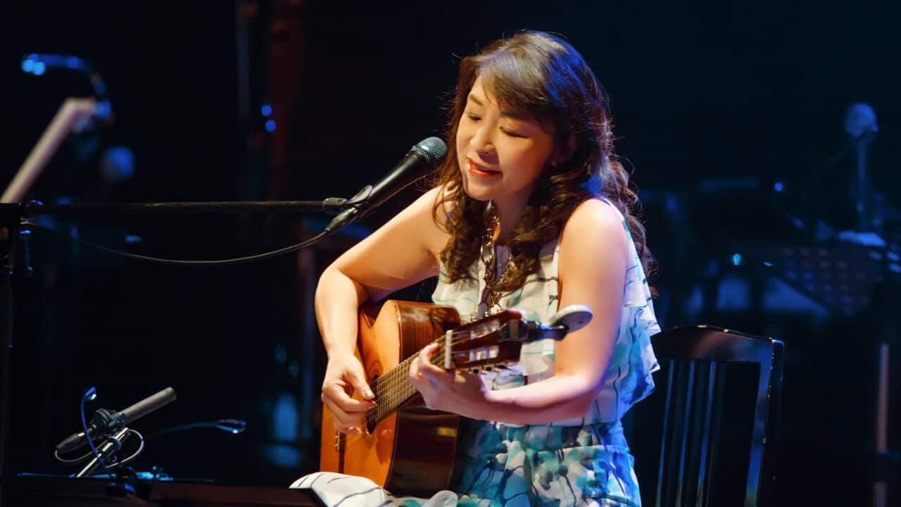 Lisa Ono on the stage