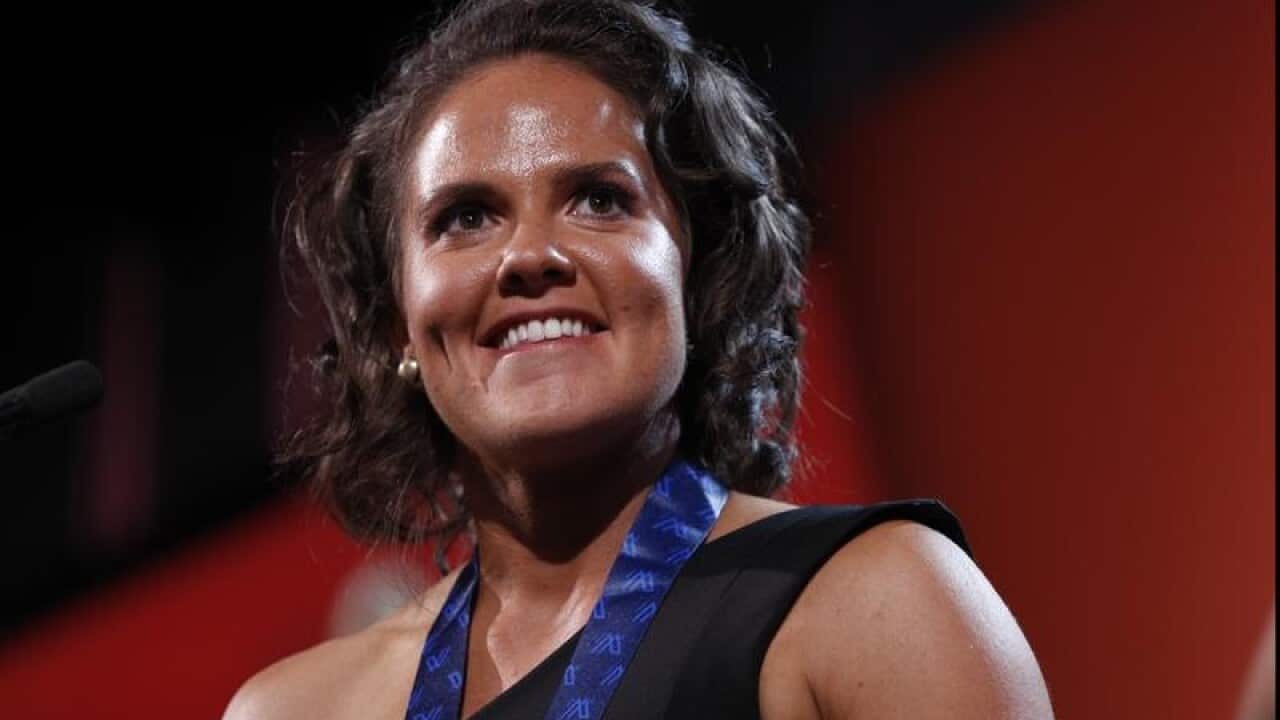 Emma Kearney of the Bulldogs.