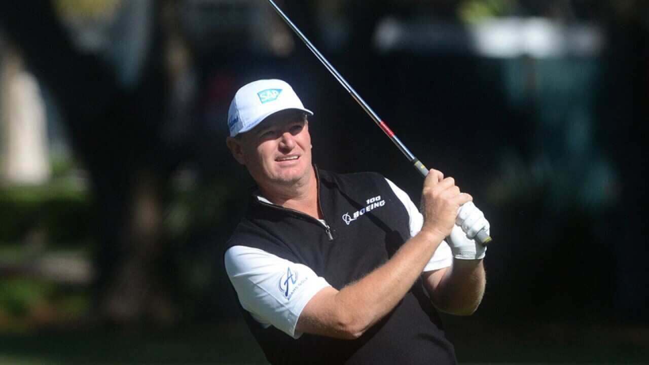 South African golfer Ernie Els