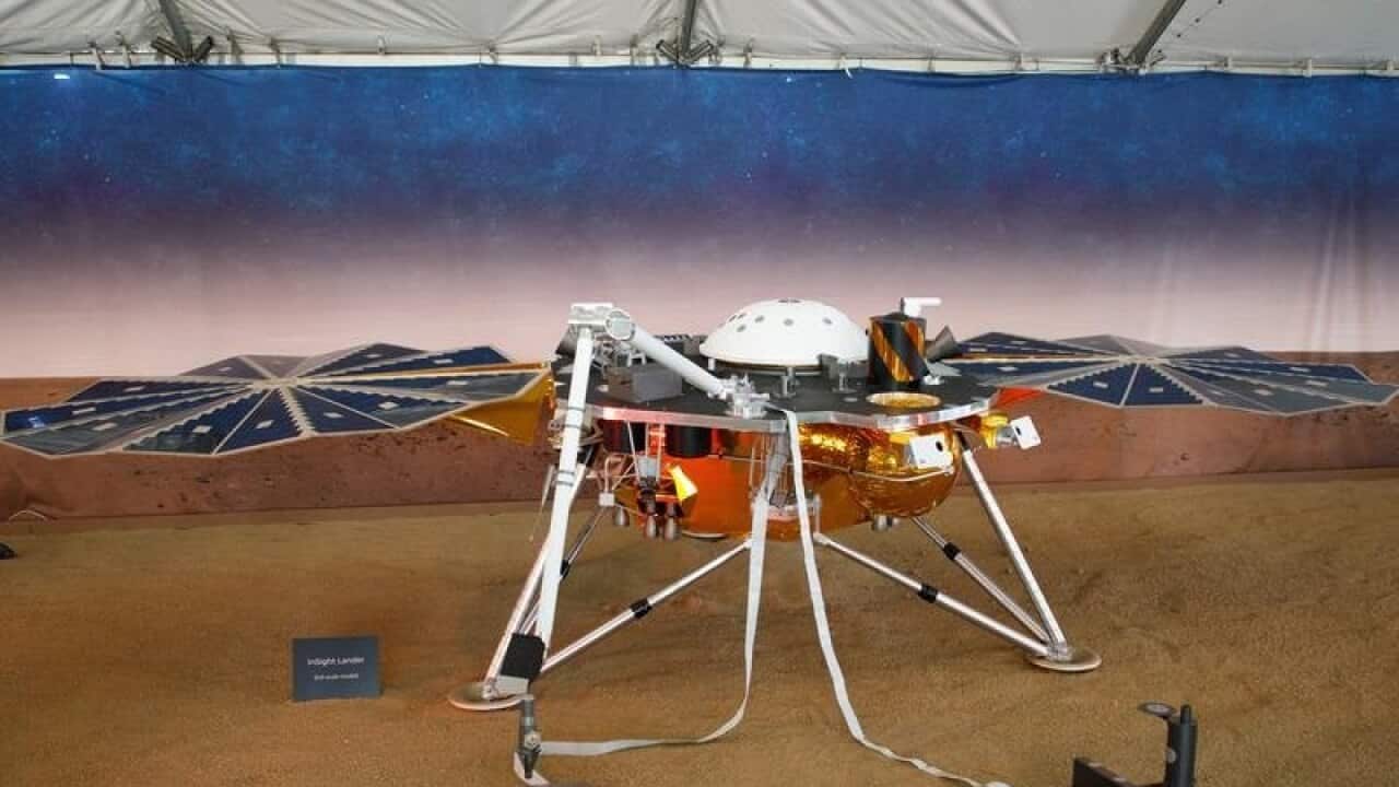 InSight spacecraft model