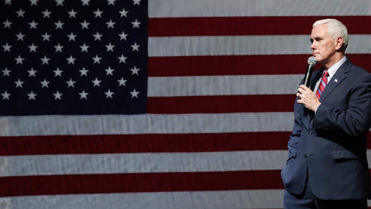 Republican vice presidential candidate Mike Pence
