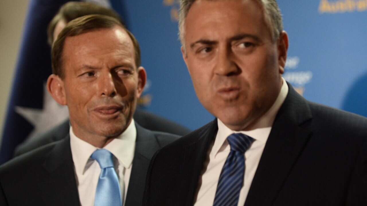 Shadow Treasurer Joe Hockey (R)