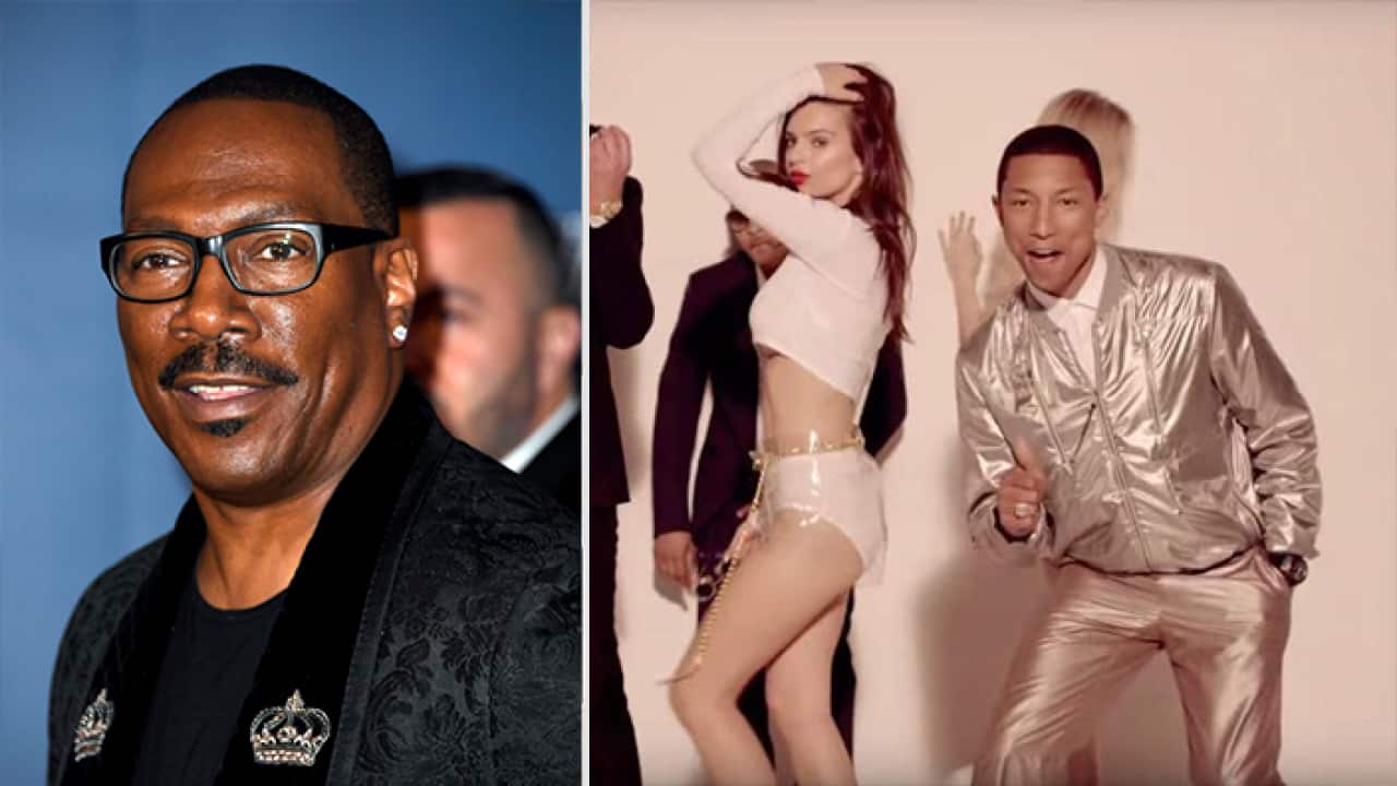 Eddie Murphy and Pharrell Williams
