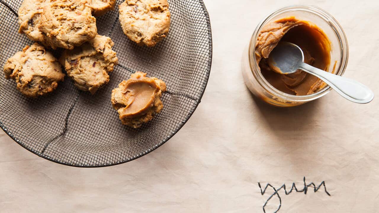 Sticky date cookies SBS Food