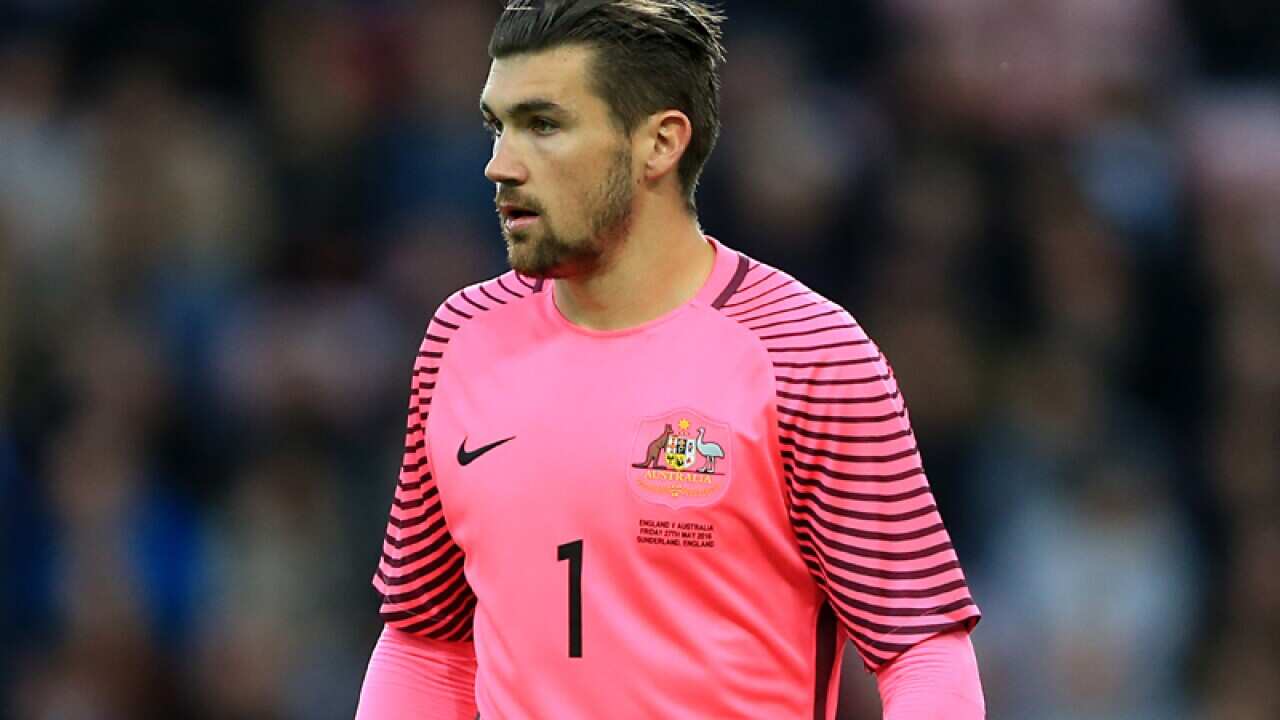 Socceroos goalkeeper Mat Ryan