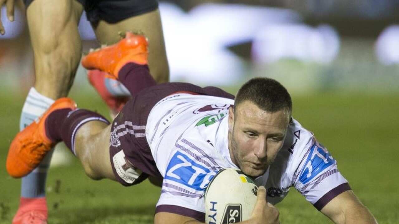 Blake Green beats a tackle