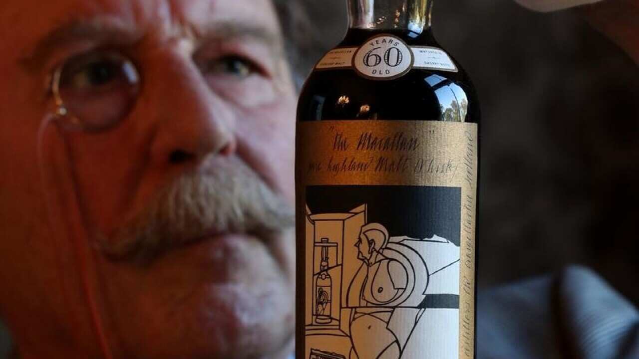 A bottle of The Macallan Valerio Adami.