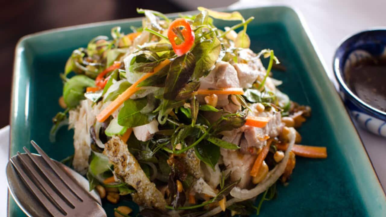 Tilapia fish salad SBS Food