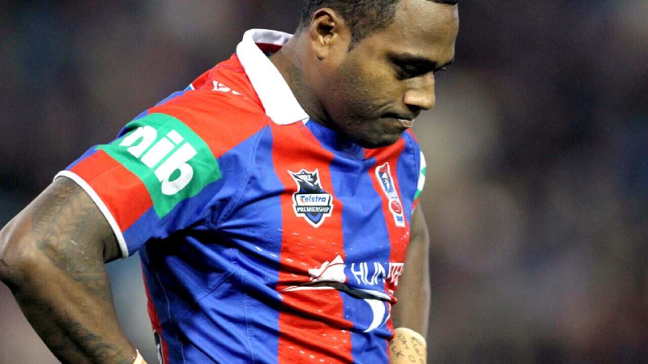 Newcastle NRL player Akuila Uate