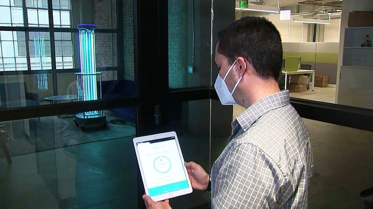 John Rhee activates the Adibot