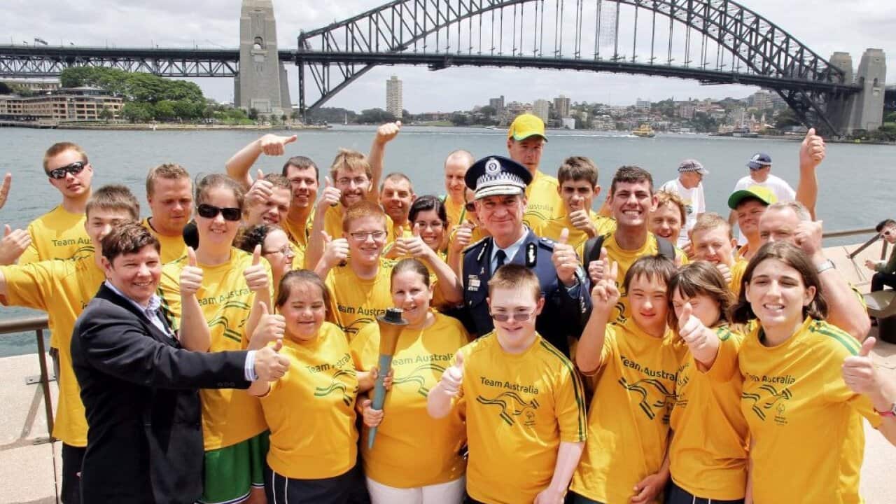 Team Australia athletes_Law Enforcement Torch Run heads to Newcastle_271113.jpg