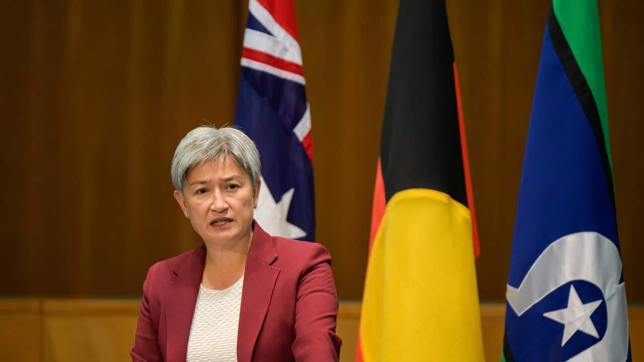 Australian Foreign Minister Penny Wong Addresses Australia-China Relations in Press Conference - 20 Mar 2024