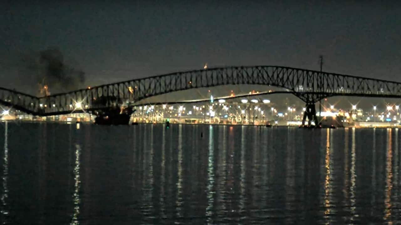 Major bridge in US city of Baltimore partially collapses after ship strike Major bridge in US city of Baltimore partially collapses after ship strike