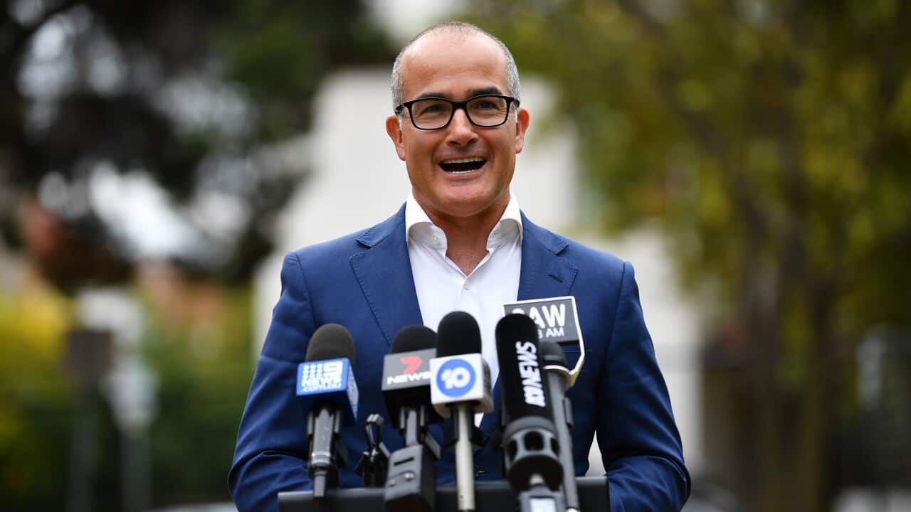 Acting Victorian Premier James Merlin