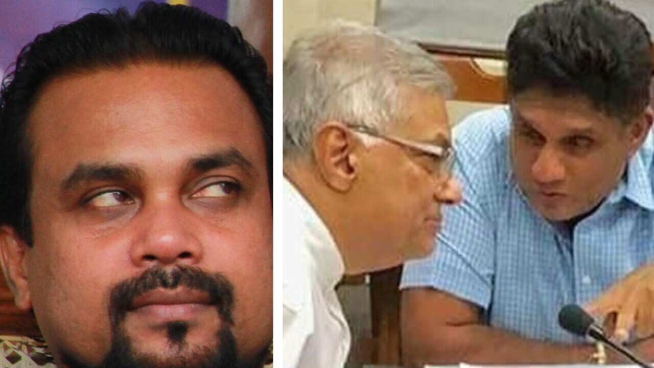 Wimal_ Ranil_ Sajith_SL politicians