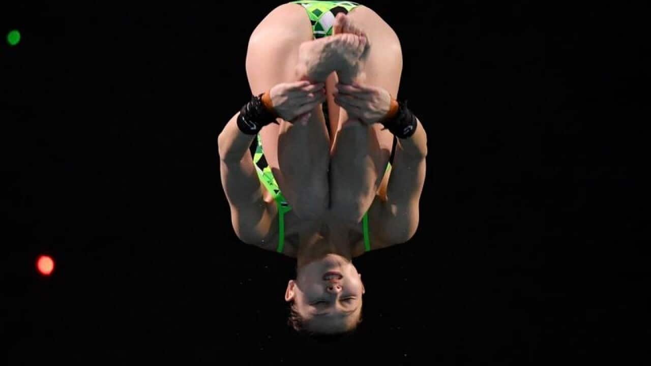 A file image of Australian diver Melissa Wu