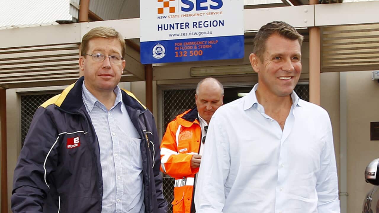 NSW Premier Mike Baird tours the Hunter region.