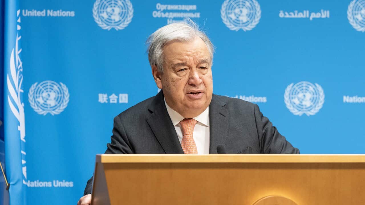 Secretary-General Antonio Guterres delivered statement on the Middle East
