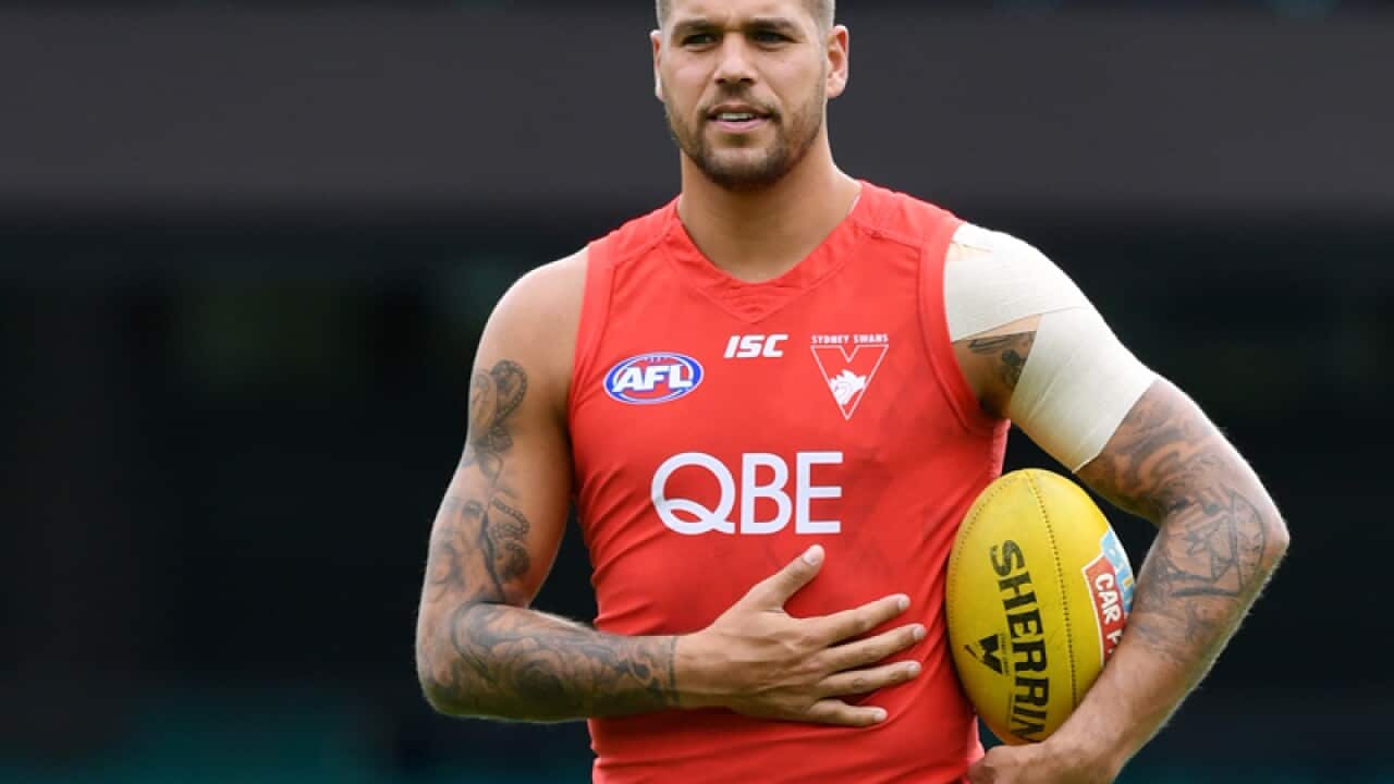 Sydney Swans AFL player Lance Franklin