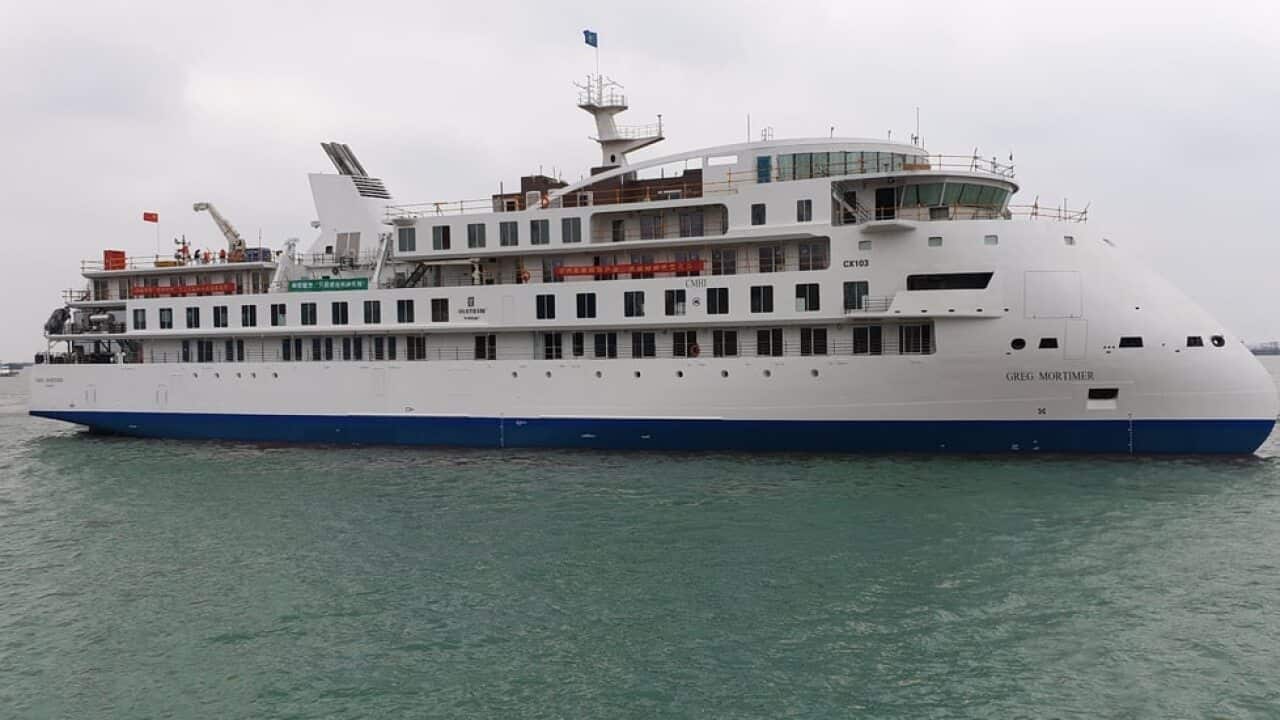 The MV Greg Mortimer.