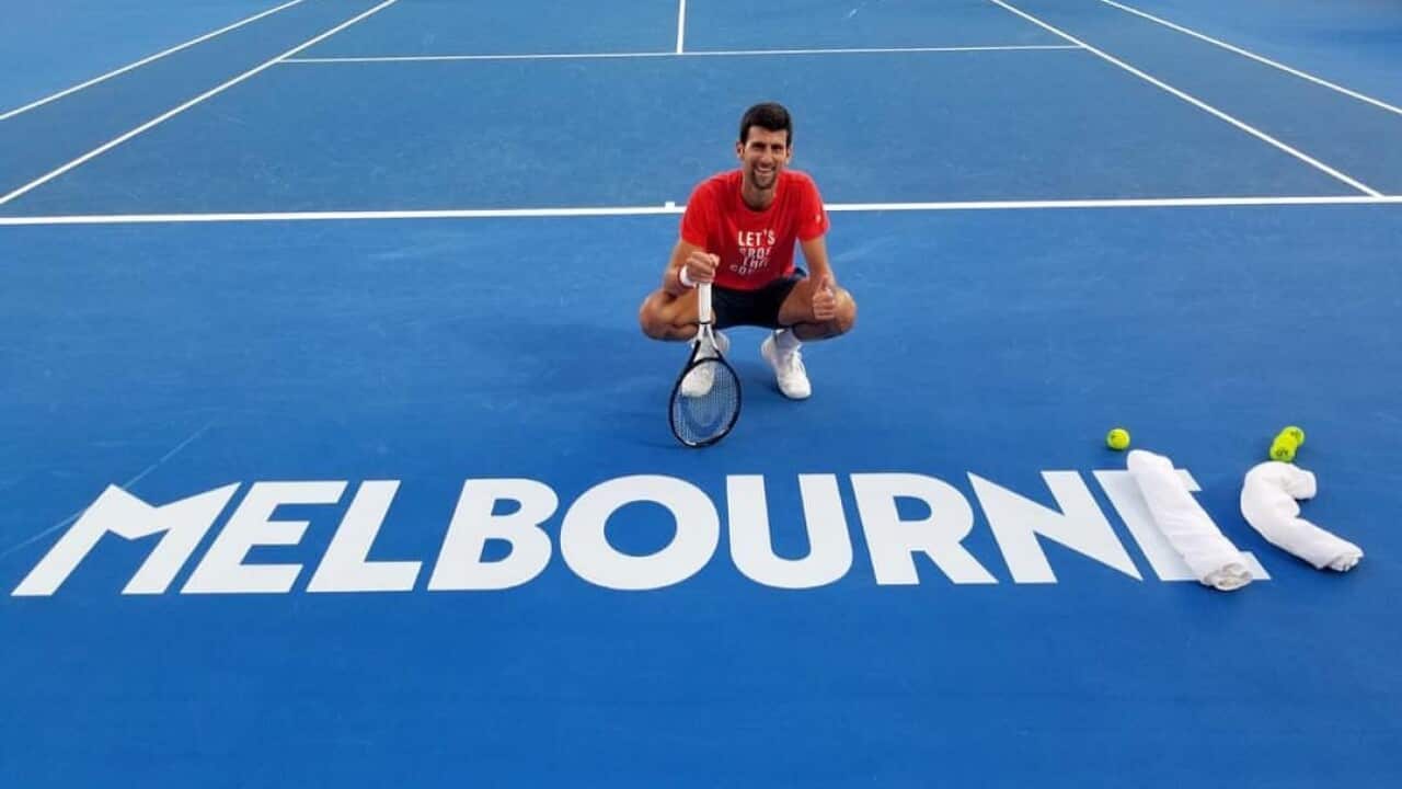 Novak Djokovic ha vinto 6 titoli a Melbourne Park