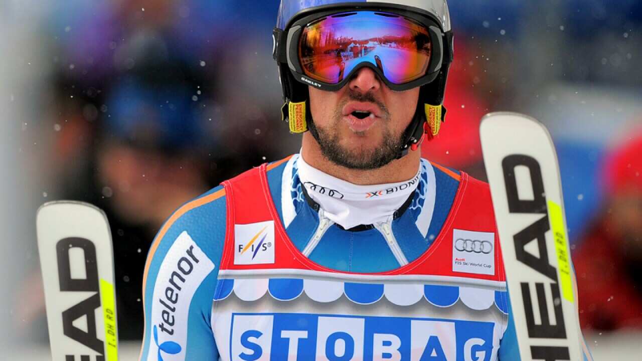 Aksel Lund Svindal during the FIS World Cup in Lake Louise