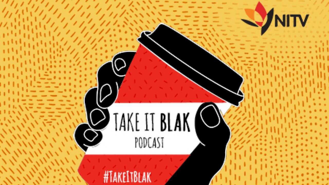 Take It Blak podcast logo