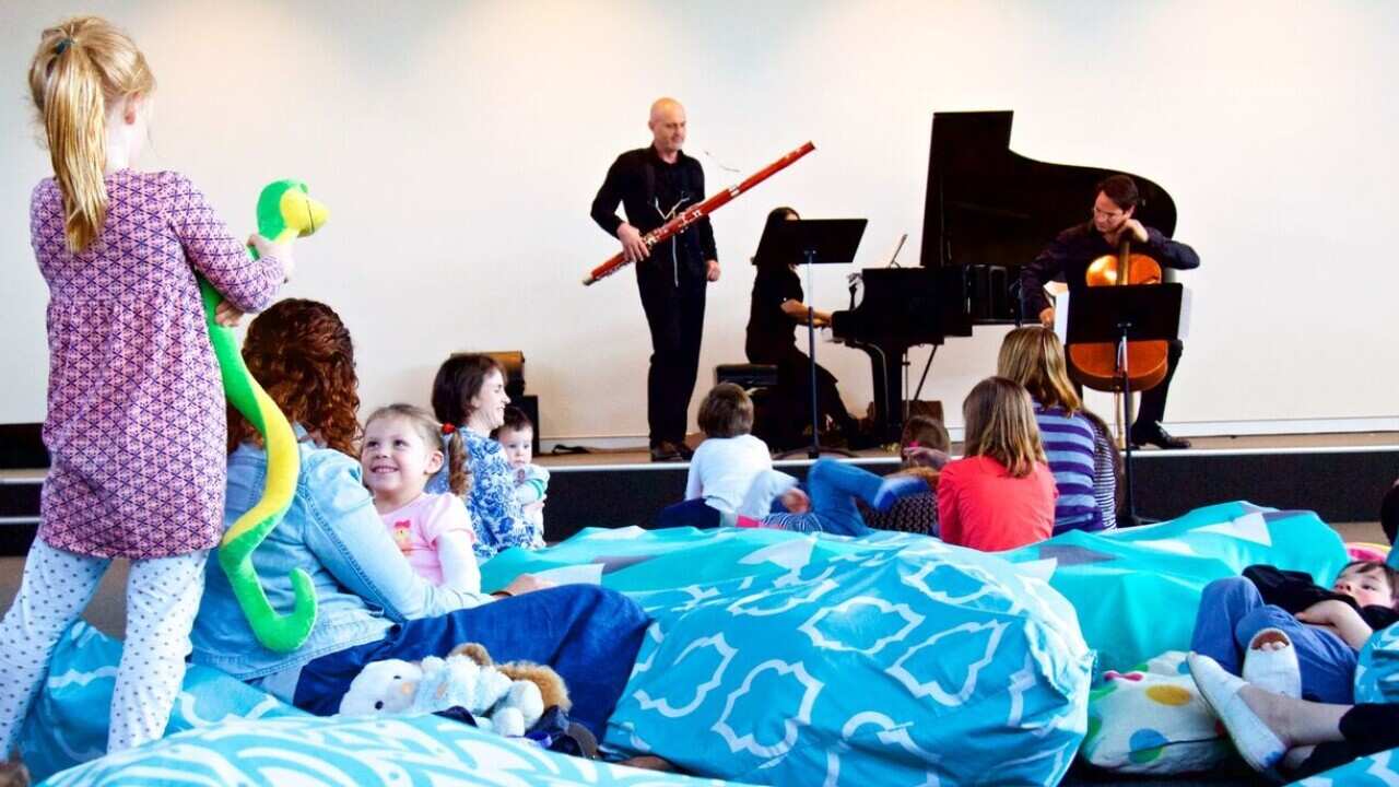 sensory music concerts on pillows