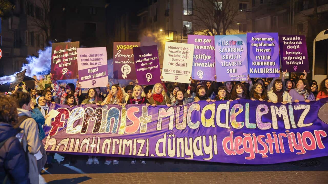 International Women's Day March in Taksim