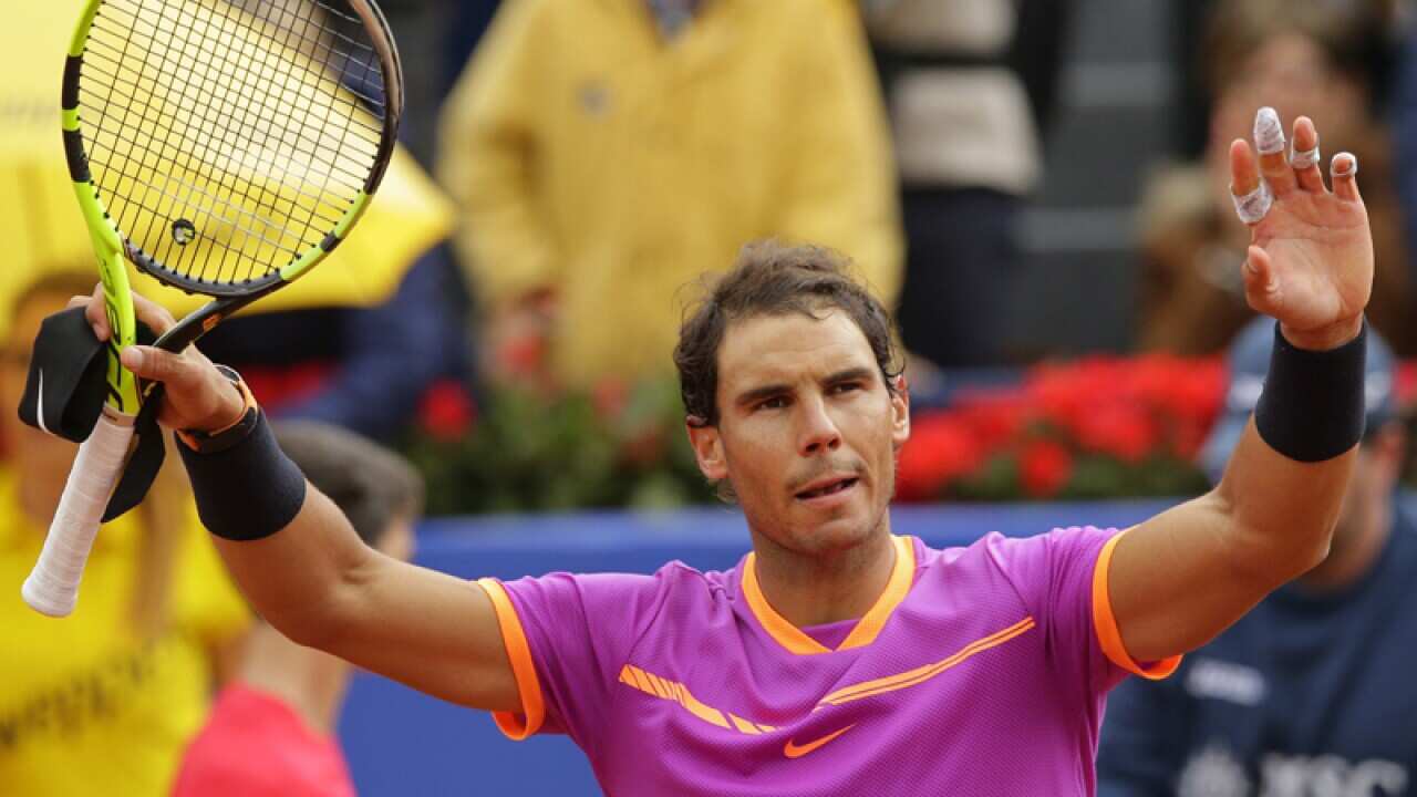Spanish tennis player Rafael Nadal