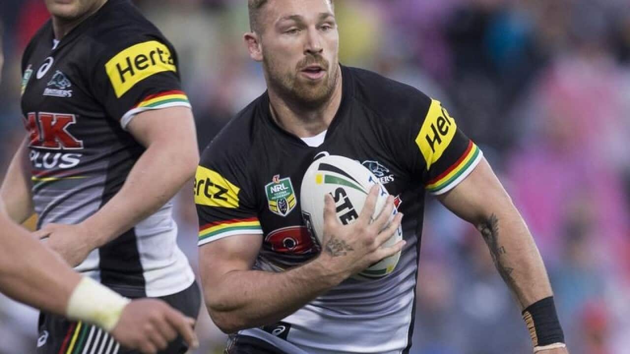 A file image of Penrith Panthers player Bryce Cartwright