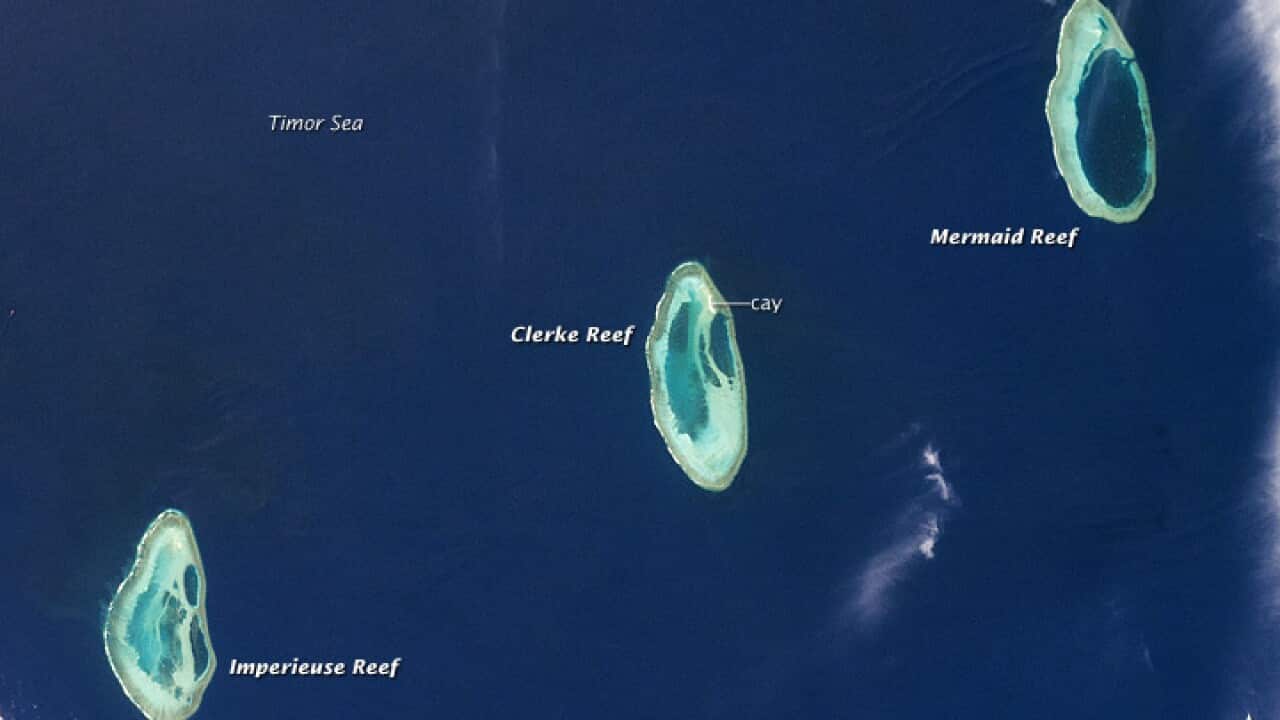 Rowley Shoals in der Timor Sea - ein Rest des prähistorischen Riffs