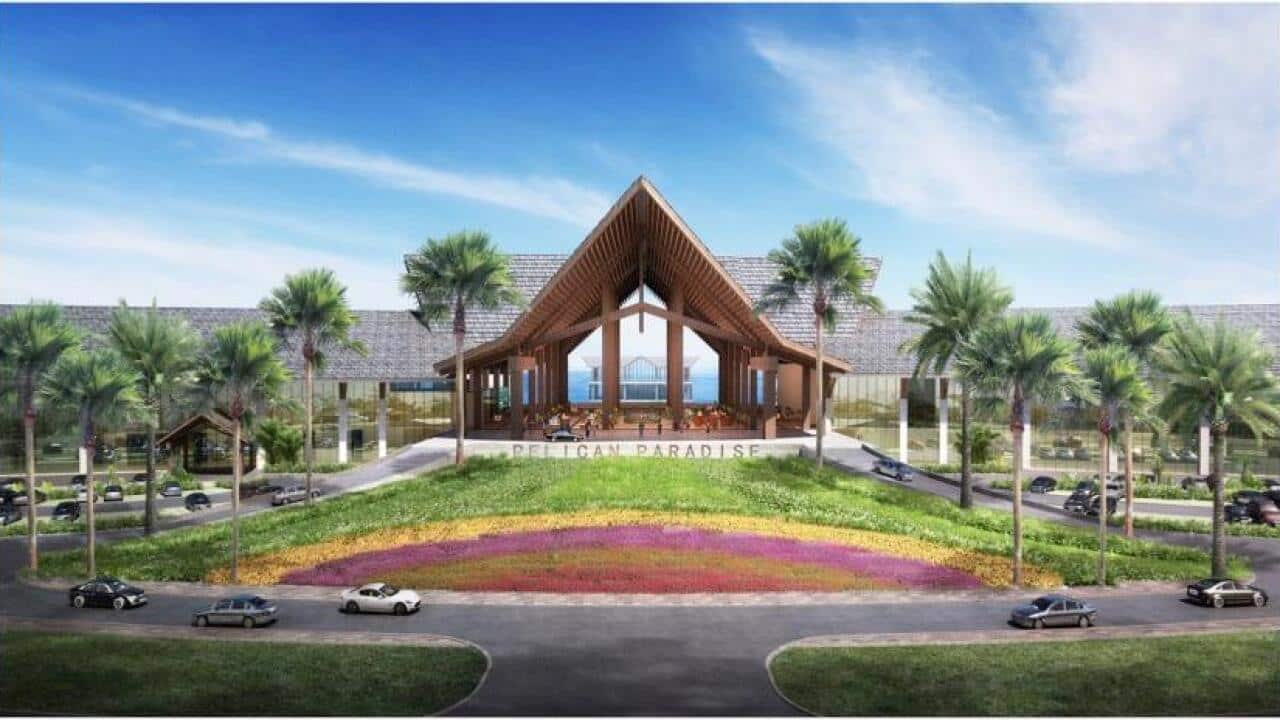 Singapure to built resort in Timor, artists impression