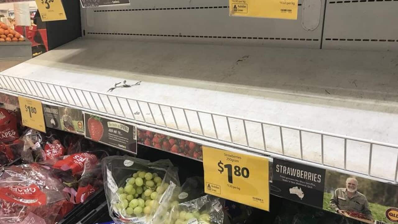 Strawberry punnets have been pulled from supermarket shelves across Australia and in New Zealand.