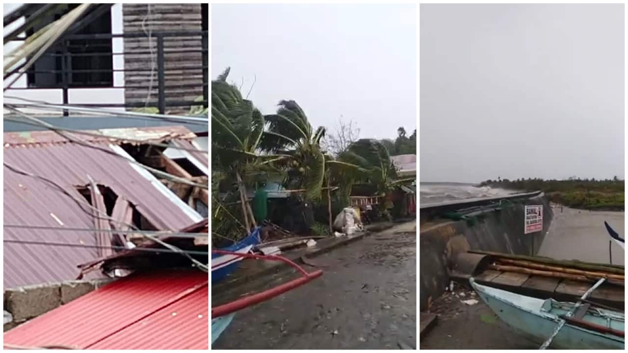 Karen Cantos, from Melbourne but originally from Eastern Samar, fears for her family as memories of Super Typhoon Yolanda in 2013 come rushing back.