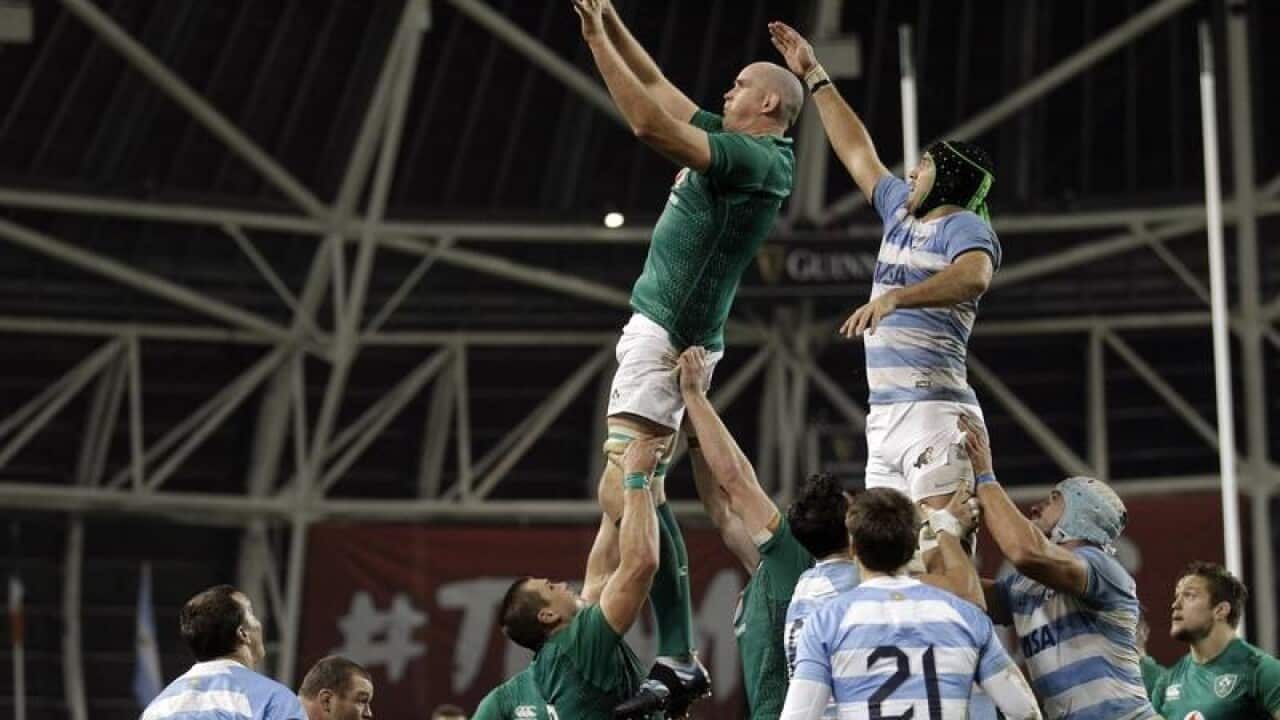 Ireland's Devin Toner.