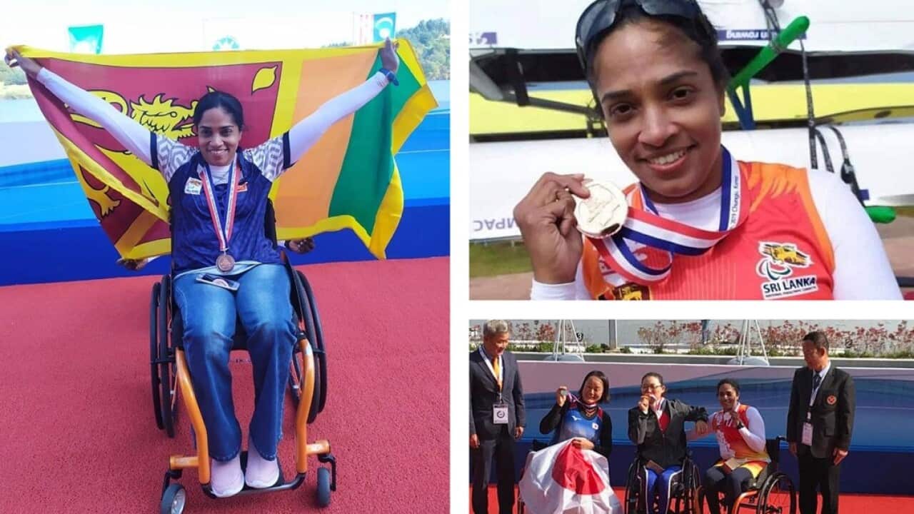 Australia Awards Alumna Dr. Samitha Samanmali won a bronze medal in the 2019 Asian Rowing Championships