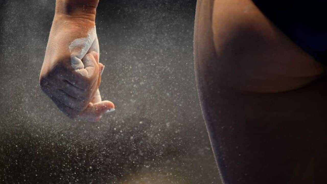 A gymnast.
