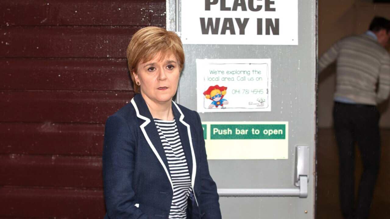 Scottish National Party (SNP) leader Nicola Sturgeon