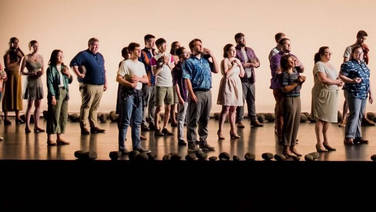Westminster Choir brings 'Path of Miracles' to life Performing the first staged version of Joby Talbot's choral masterwork at the Spoleto Festival USA